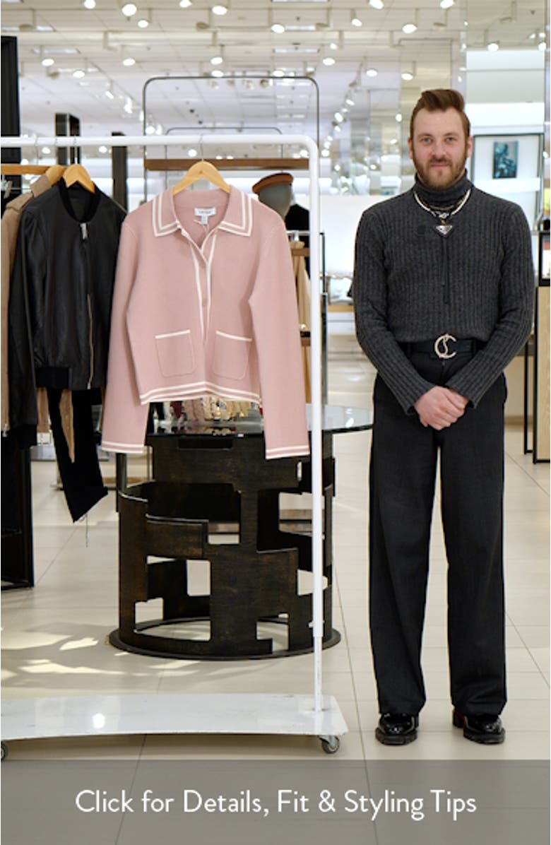 Contrast Detail Cardigan, sales video thumbnail