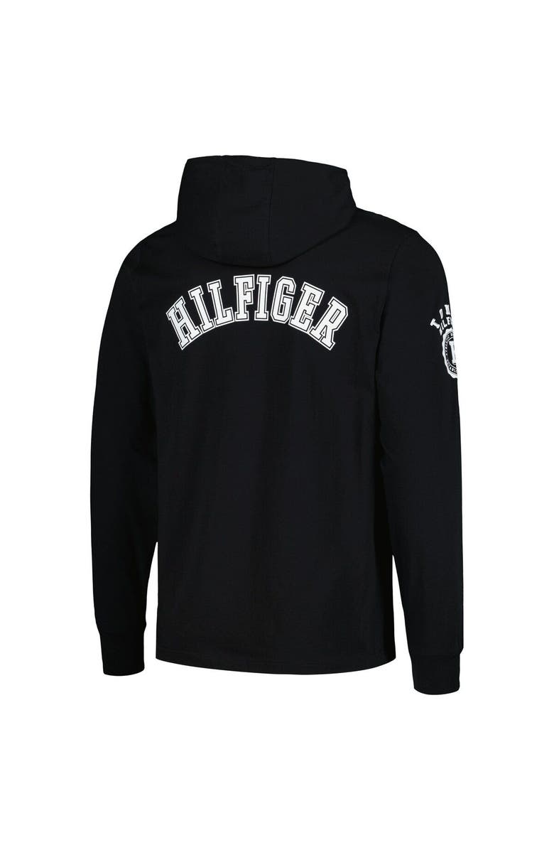 Tommy Hilfiger Men's Tommy Hilfiger Black Cincinnati Bengals Morgan Long Sleeve Hoodie T-Shirt, Alternate, color, Black