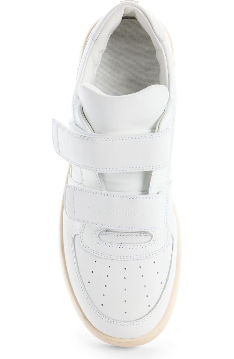 Acne Studios Steffey U Friend Low Top Sneaker, Alternate, color, Optic White/ Ecru