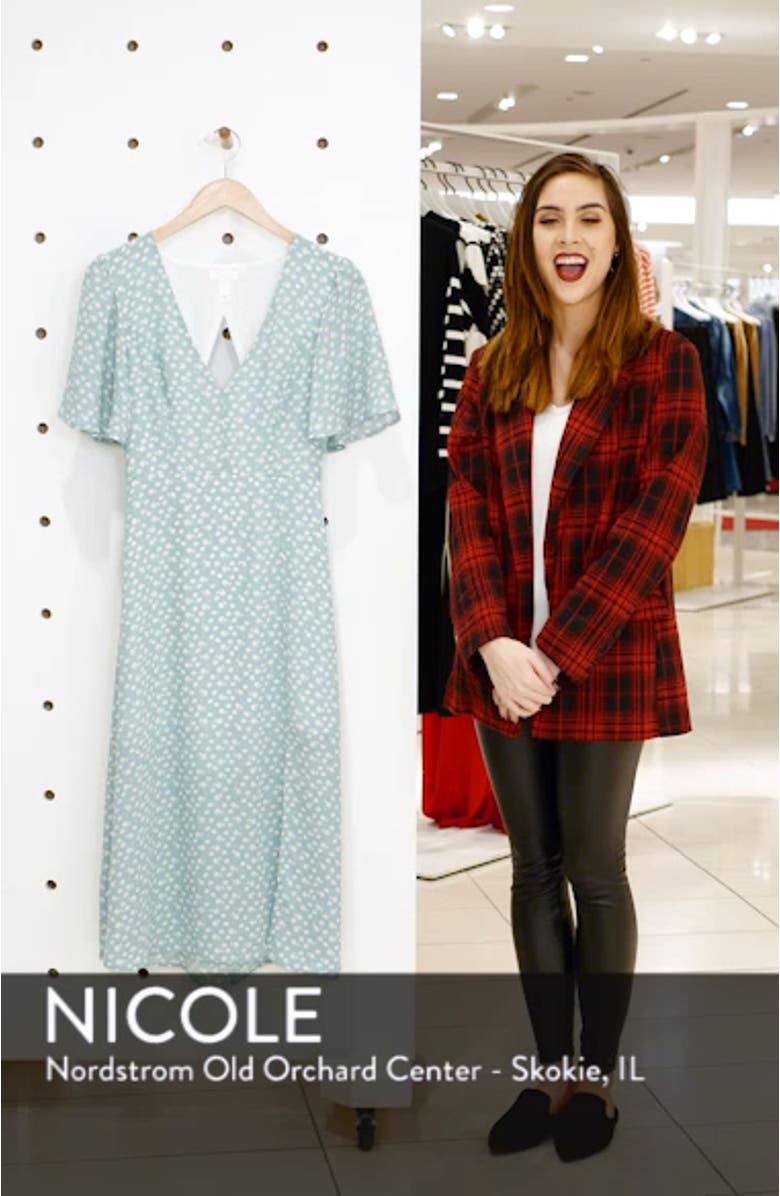 Flutter Sleeve Midi Dress, sales video thumbnail