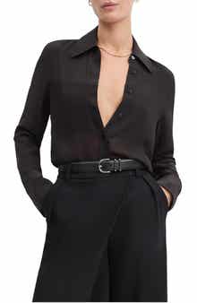 The Sheer Sophistication Button-Up Shirt