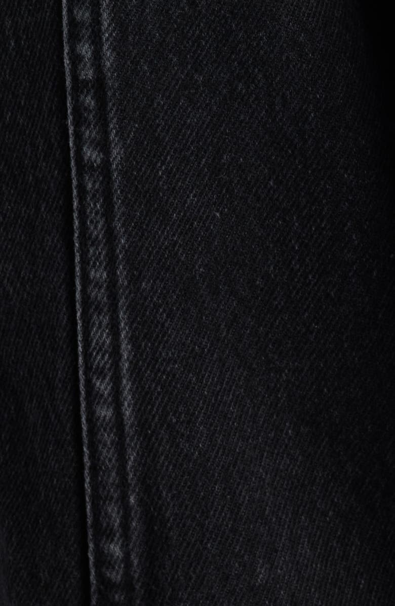 HIDDEN JEANS Stud Detail Denim Trucker Jacket, Alternate, color, Onyx