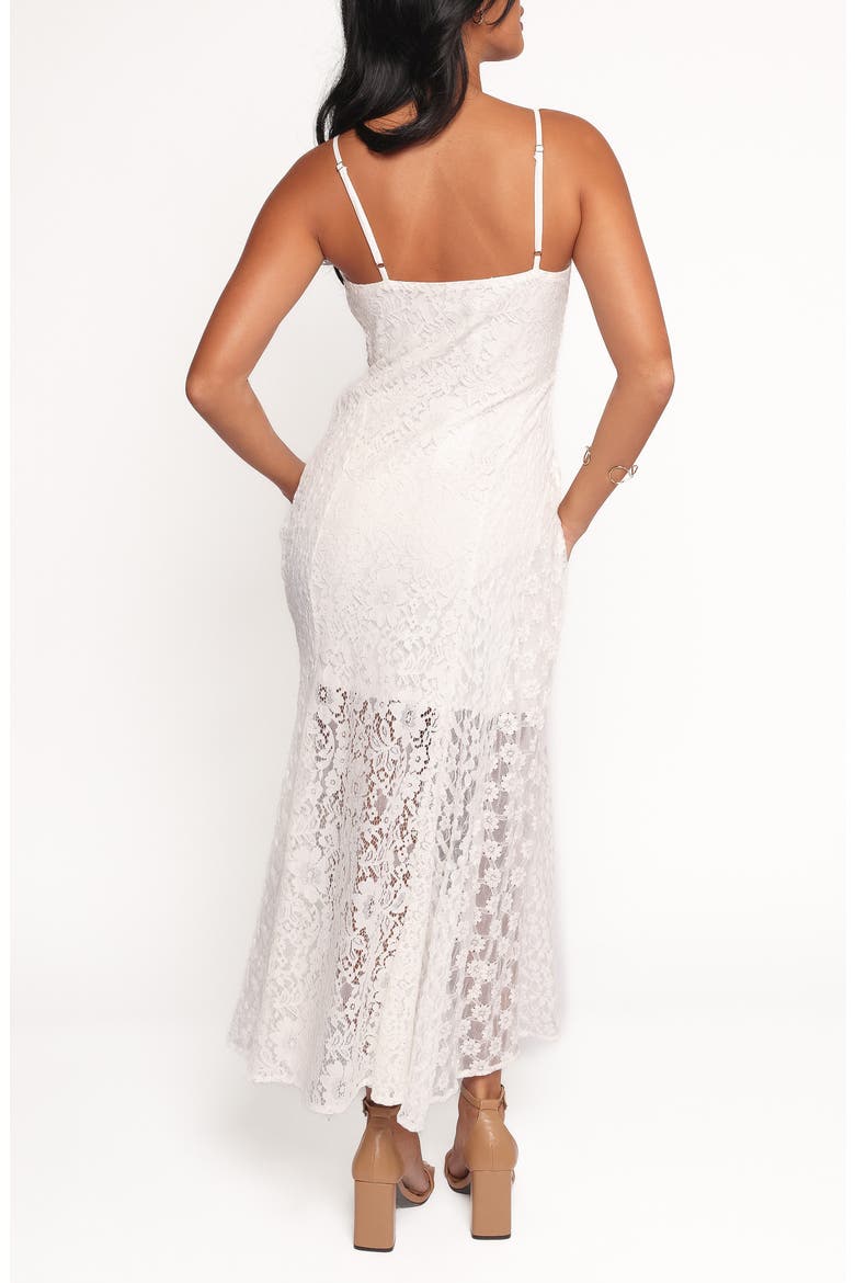 Varia Lace Sleeveless Maxi Dress, Alternate, color, WHITE