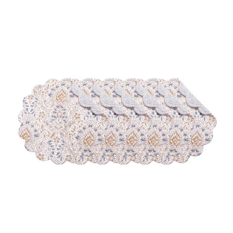 Selma Round Placemats, Set of 6, 17"