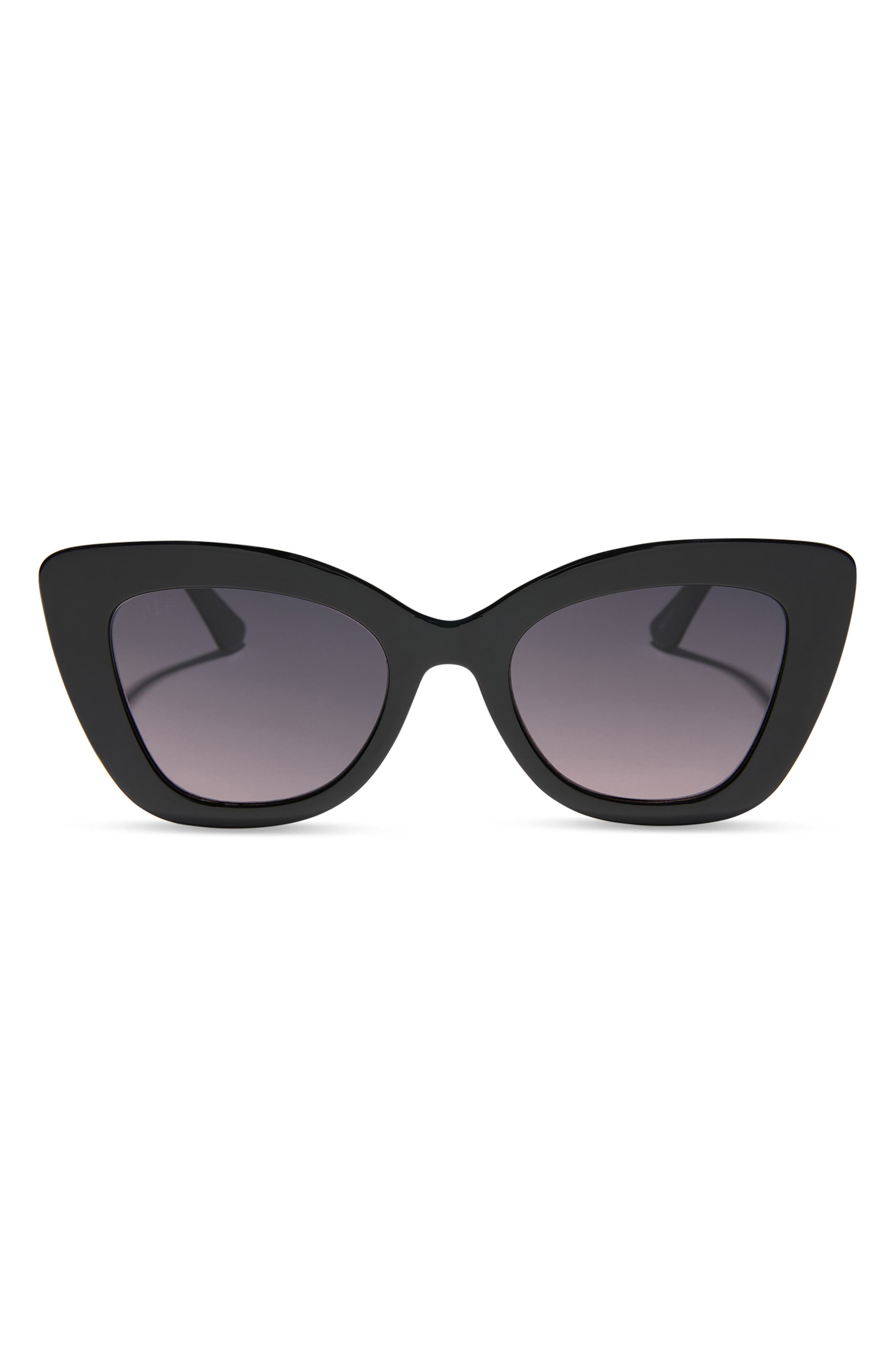 DIFF Melody 52mm Polarized Gradient Cat Eye Sunglasses
