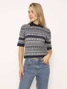 Central Park West Arlo Mini Fairisle Polo