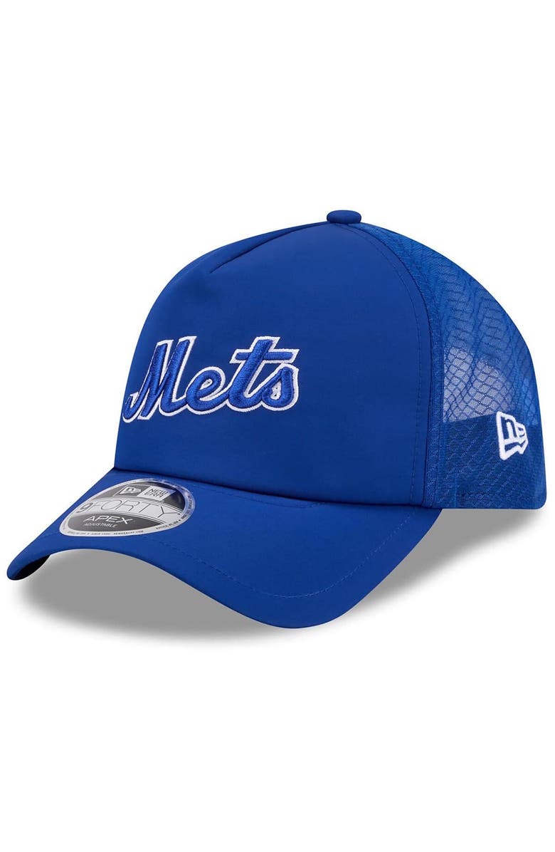 New Era Men's New Era Royal New York Mets 2026 Batting Practice Alternate Apex 9FORTY Adjustable Hat, Main, color, Royal