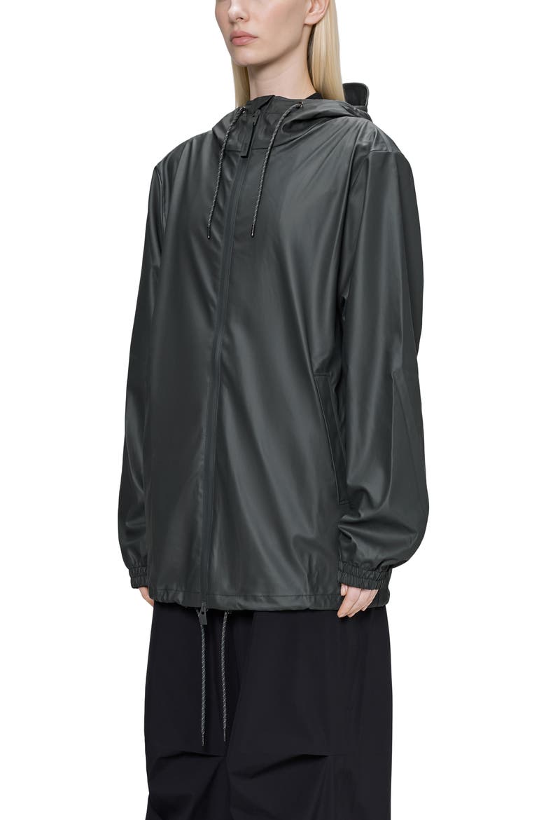 Storm Breaker Waterproof Rain Jacket, Alternate, color, DARK GREY