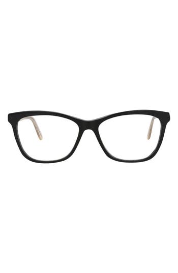 Maui Jim 53mm Square Optical Glasses In Black