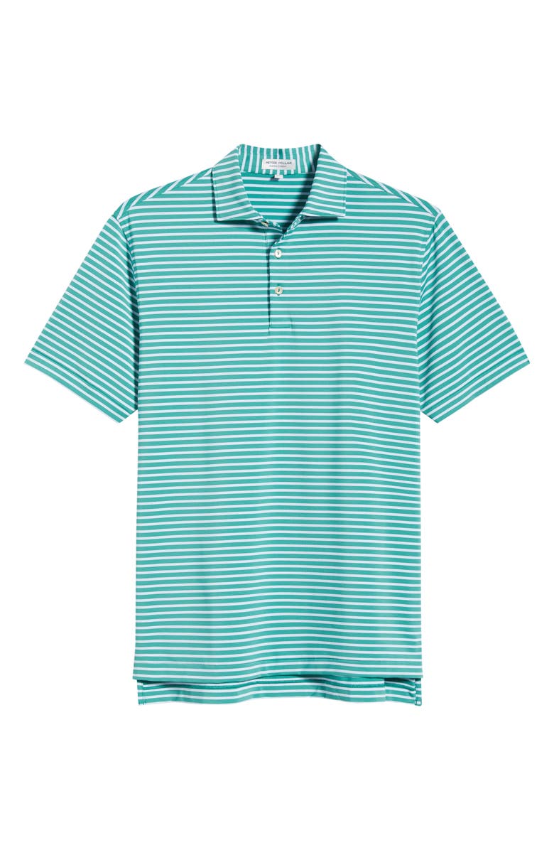 Peter Millar Ashford Performance Jersey Polo, Alternate, color, Snow Pea