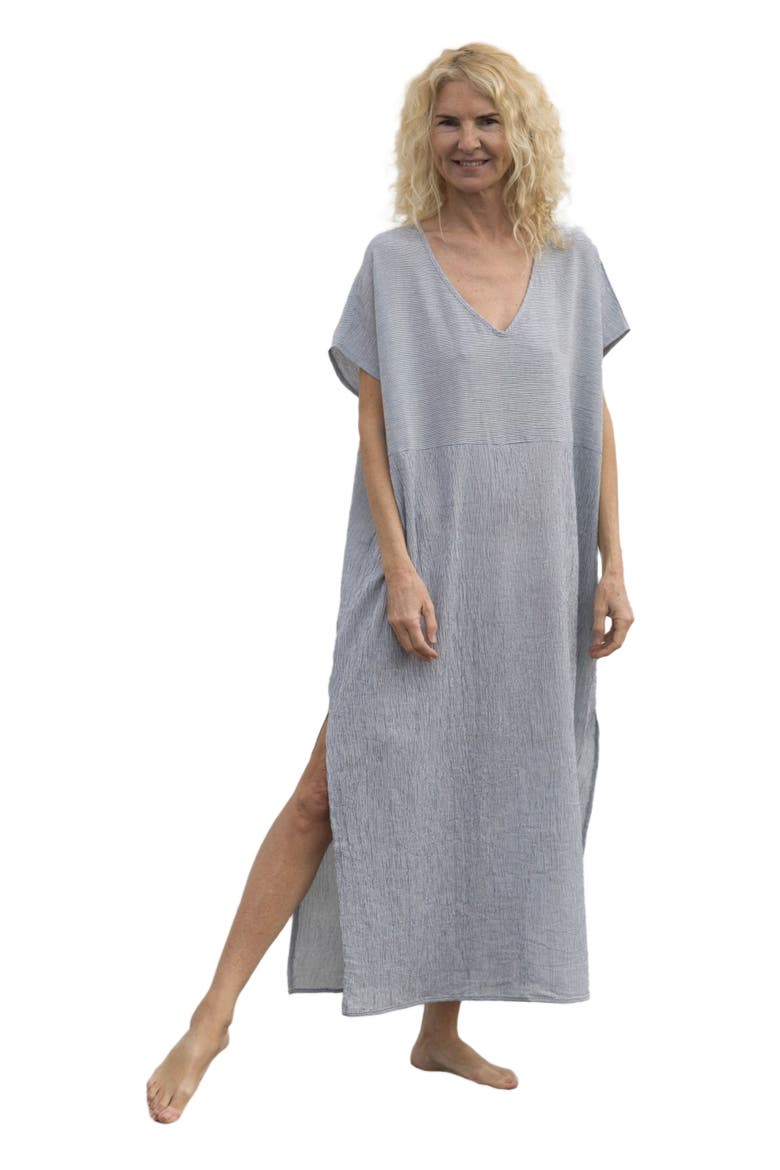 Sile Classic Caftan, Main, color, Marine Stripe