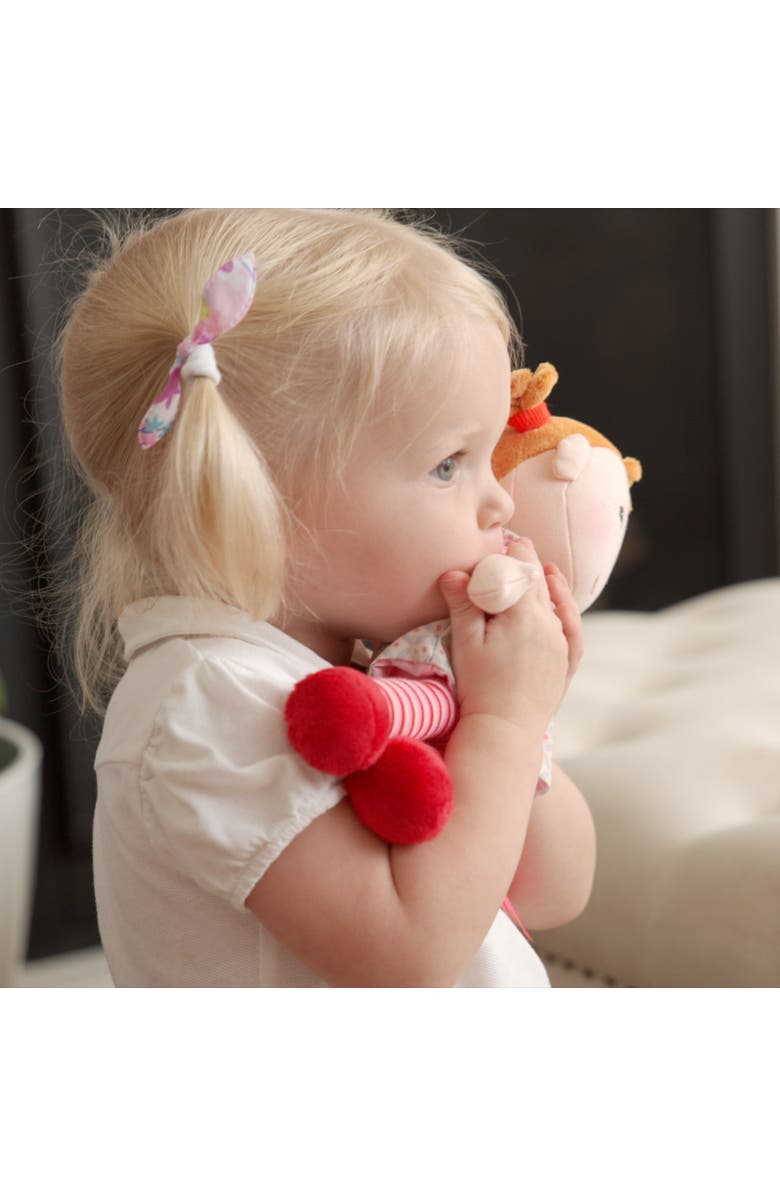 HABA Soft Baby Doll Roya - 10" Rag Doll with Red Pigtails, Pink Dress - Machine Washable HABA Doll - Ideal Soft Doll for 2 Year Old Girls, Alternate, color, Multi