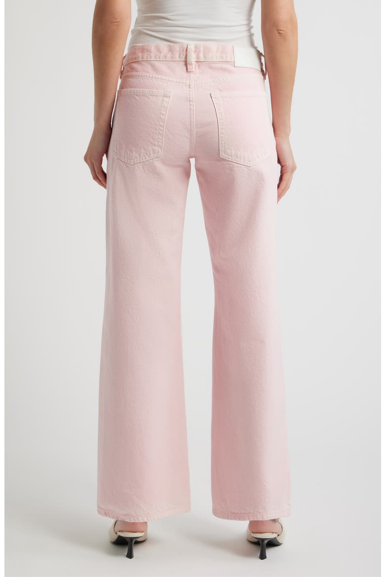 The Pixie Gray Low Rise Wide Leg Jeans, Alternate, color, COTTON CANDY