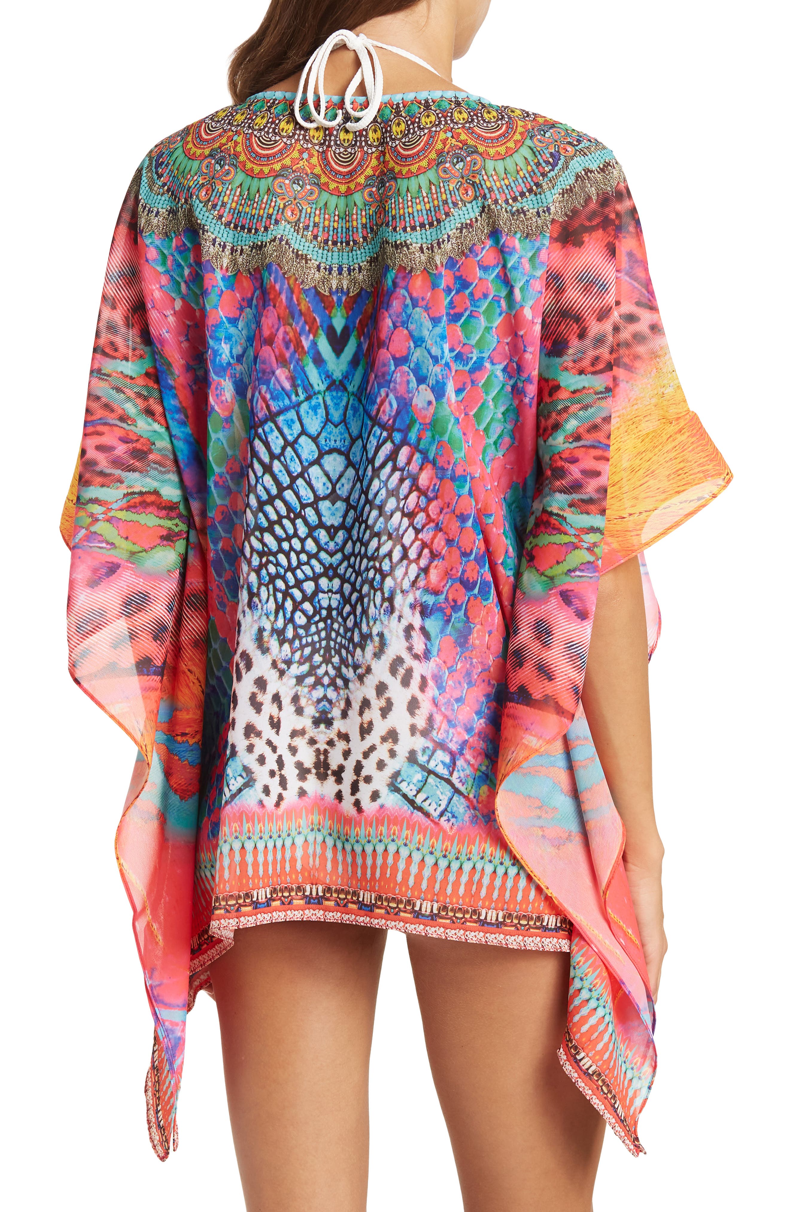 Printed Poncho - image 2