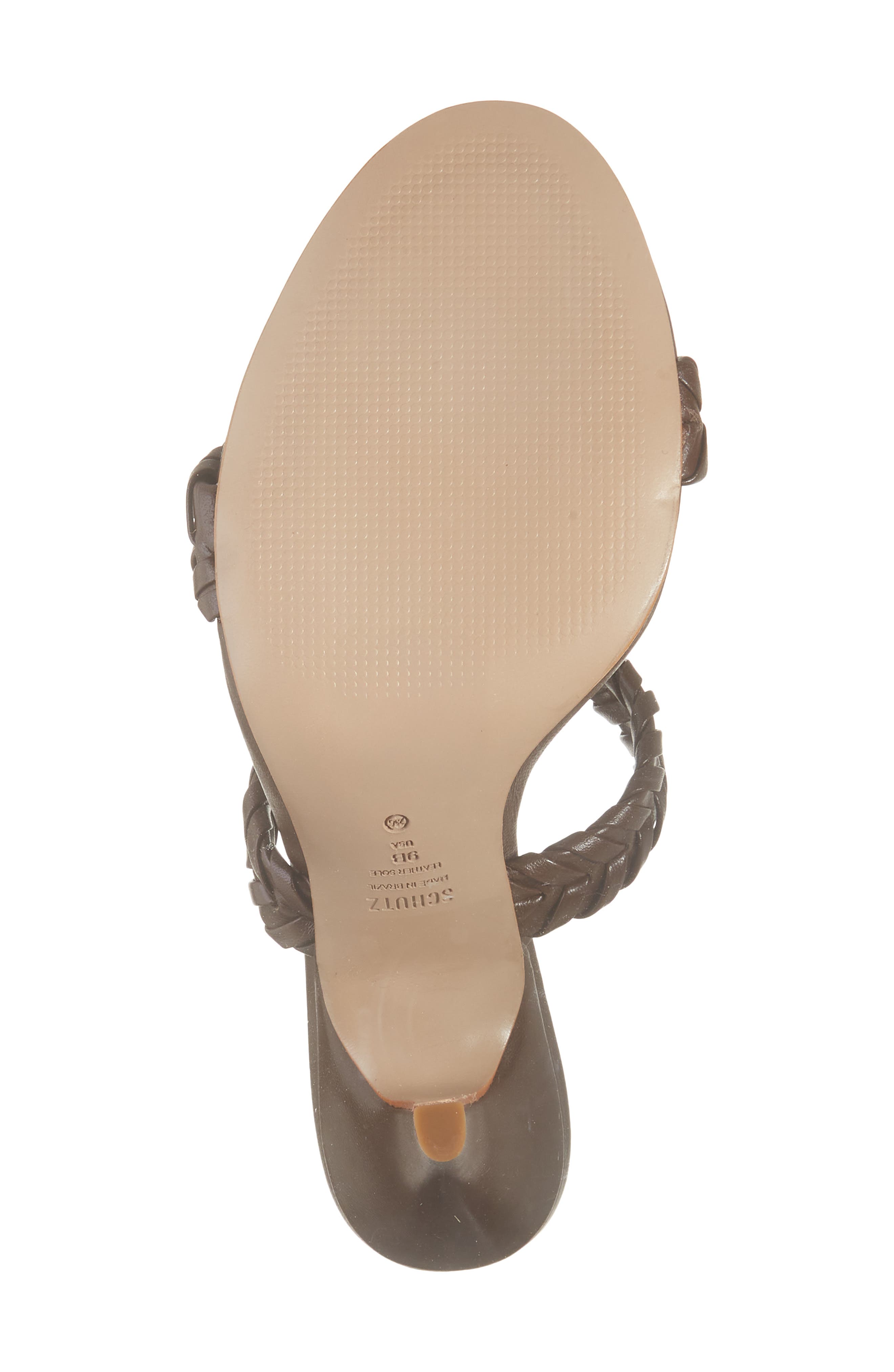 Schutz Cipri Slide Sandal, Alternate, color, Chestnut Brown