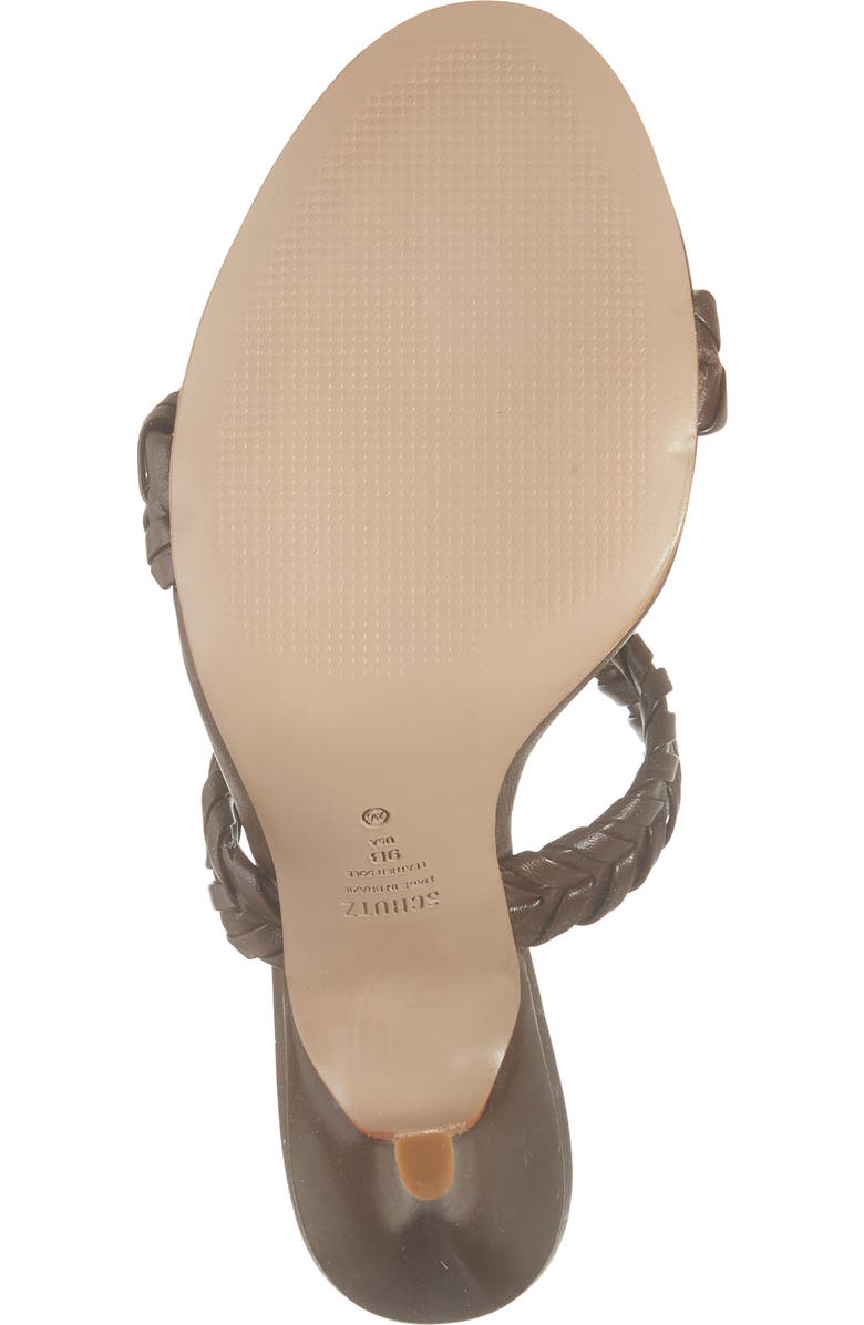 Schutz Cipri Slide Sandal, Alternate, color, Chestnut Brown