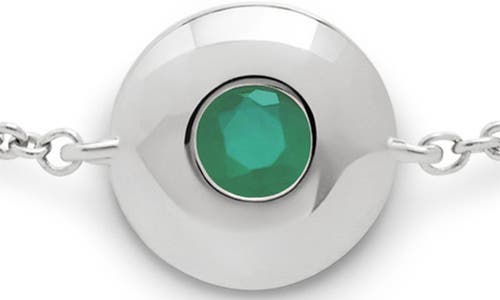 Monica Vinader May Birthstone Chain Bracelet In Gray