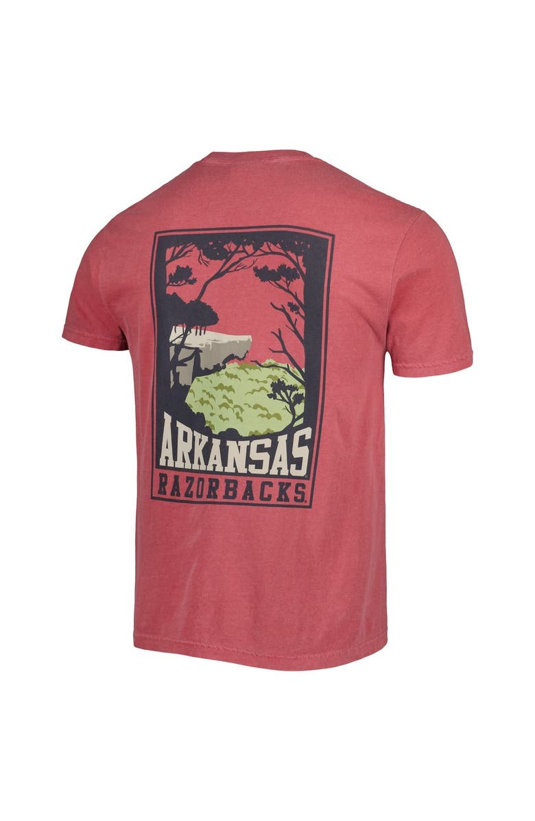 IMAGE ONE Men's Crimson Arkansas Razorbacks Hyperlocal Tree T-Shirt, Alternate, color,