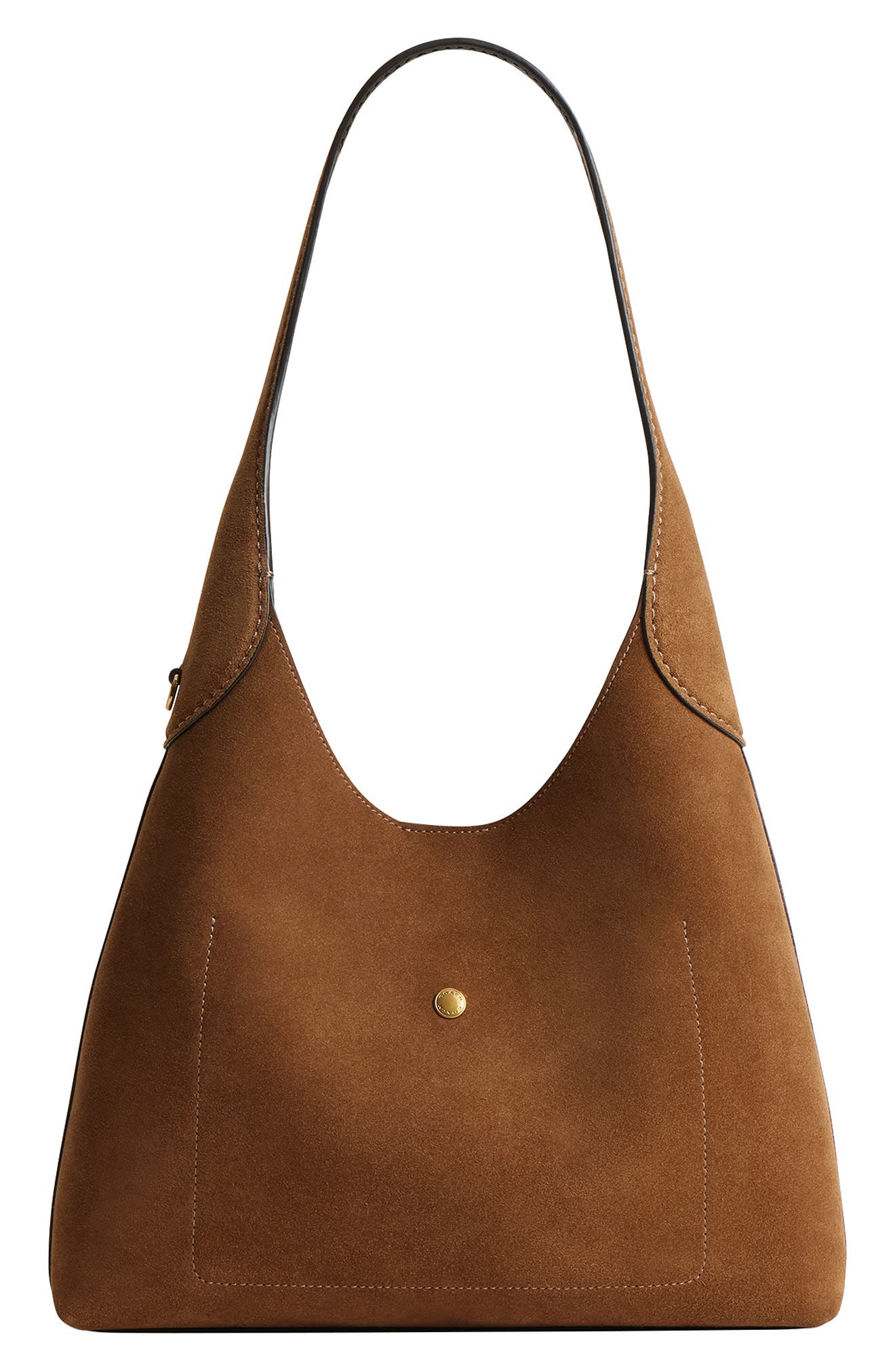 Женские сумки COACH Brooklyn 28 Suede Shoulder Bag — фото 3