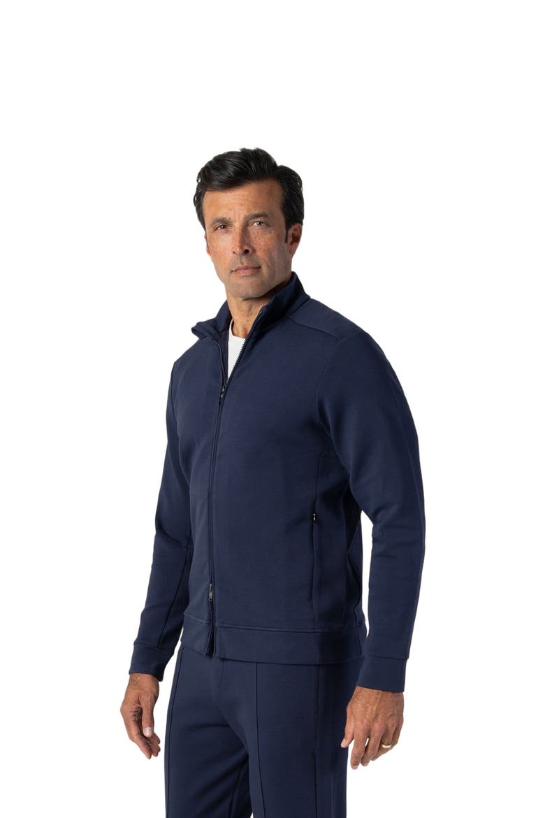 Evans Track Jacket, Main, color, Navy