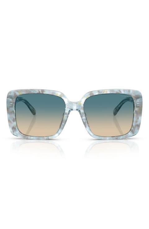 54mm Square Gradient Sunglasses