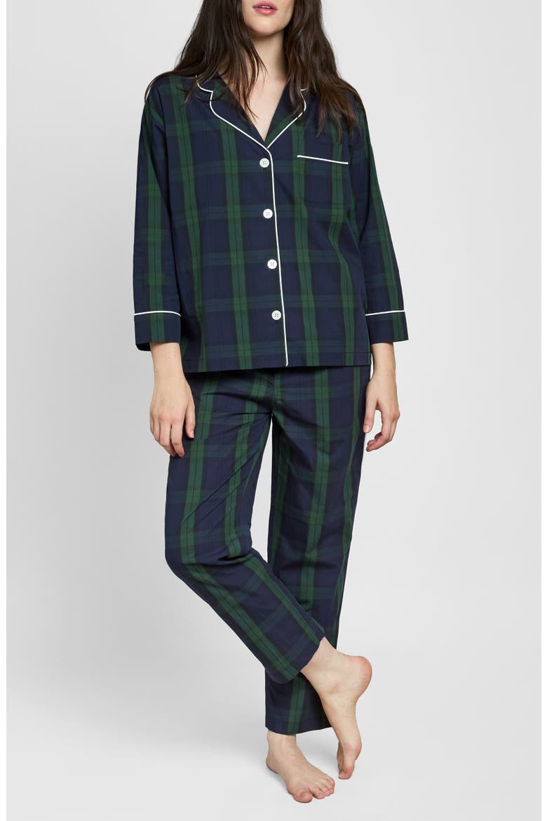 Marina Pajama Set, Main, color, Blackwatch