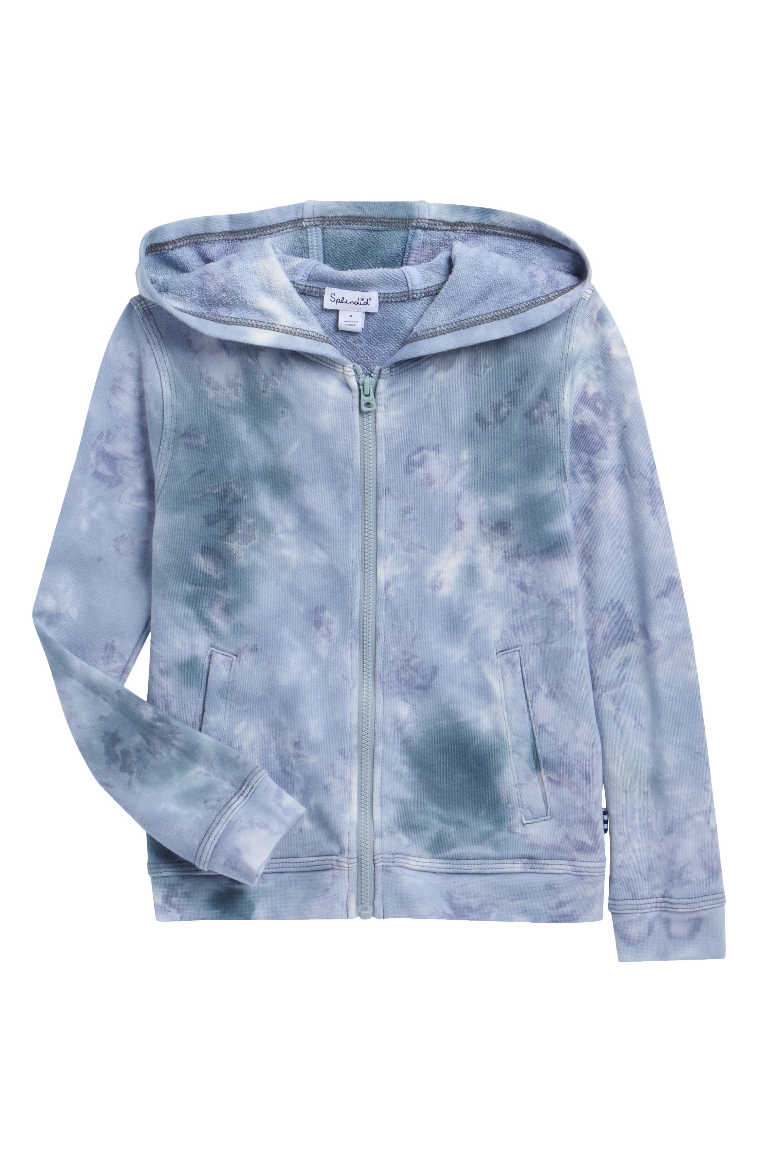 Splendid Shadow Wash Zip Up Hoodie
