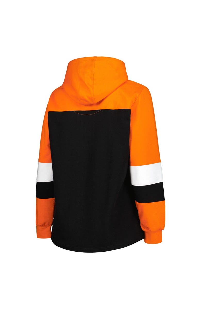 PROFILE Women's Black San Francisco Giants Plus Size Colorblock Pullover Hoodie, Alternate, color, Black