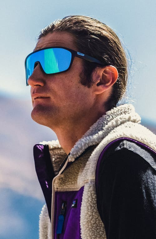 Smith Boomtown 135mm Chromapop™ Polarized Shield Sunglasses In Multi