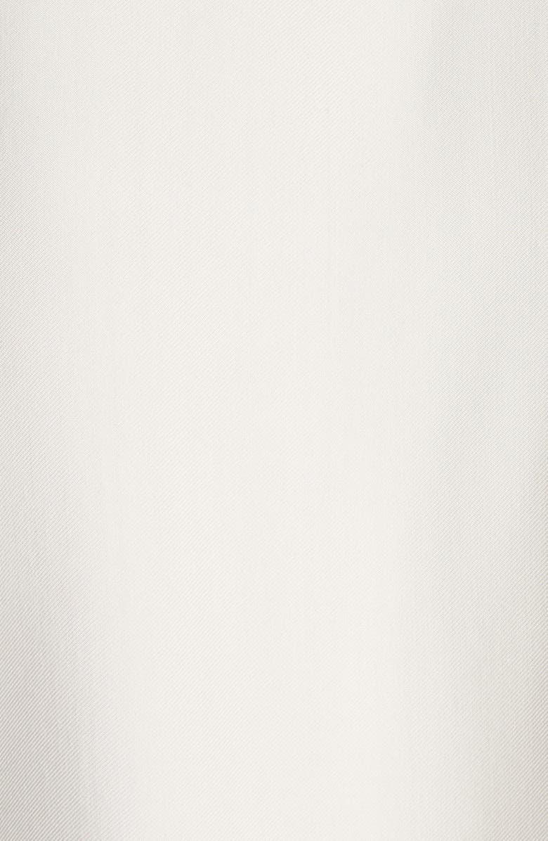 TOM FORD Classic Fit Silk & Curpo Twill Button-Up Shirt, Alternate, color, Canvas White