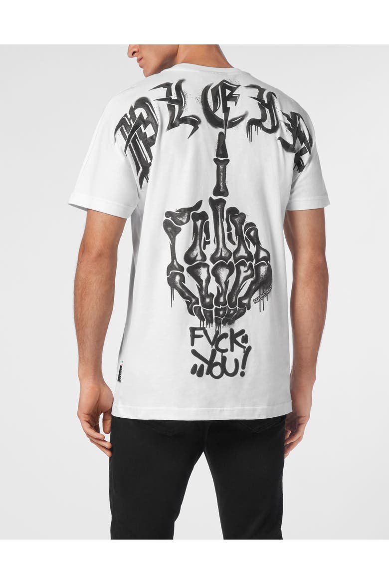 T-Shirt Round Neck Men, Alternate, color, white