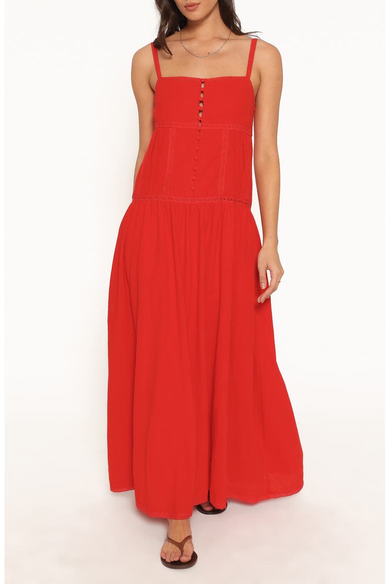 Ebonie Maxi Dress, Main, color, RED
