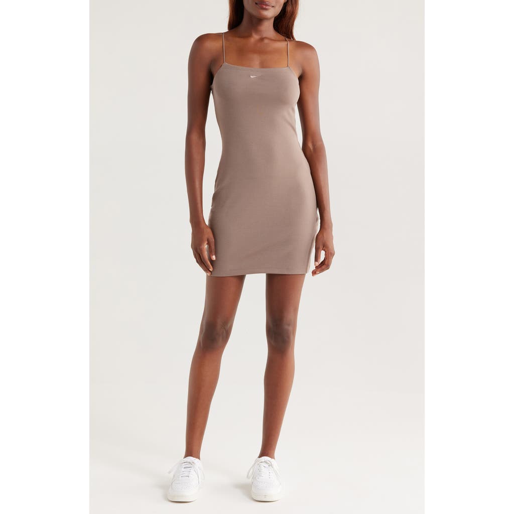 Nike Sportswear Chill Knit Mini Rib Cami Minidress