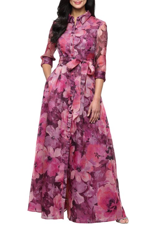 Floral Organza Ballgown