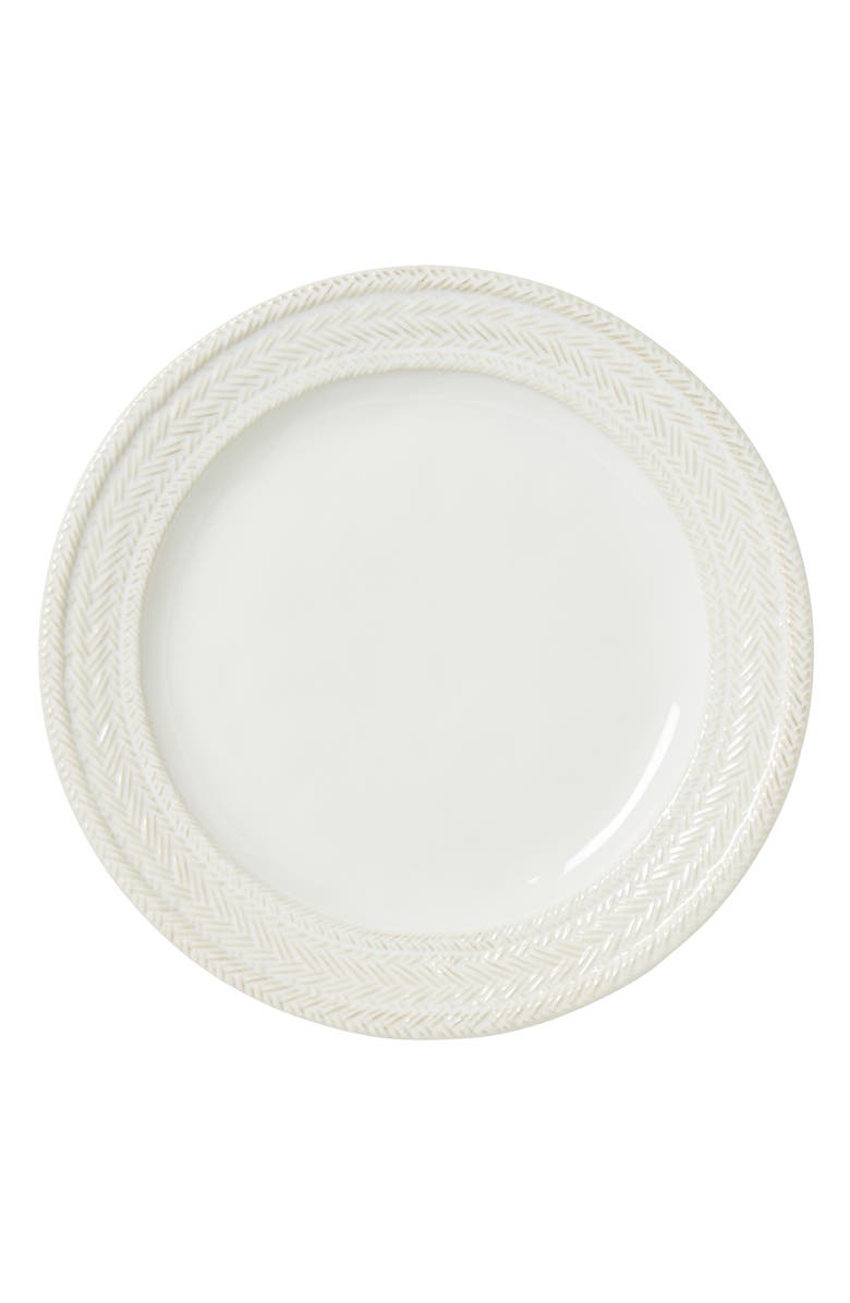 Juliska Le Panier Dinner Plate, Main, color, Whitewash