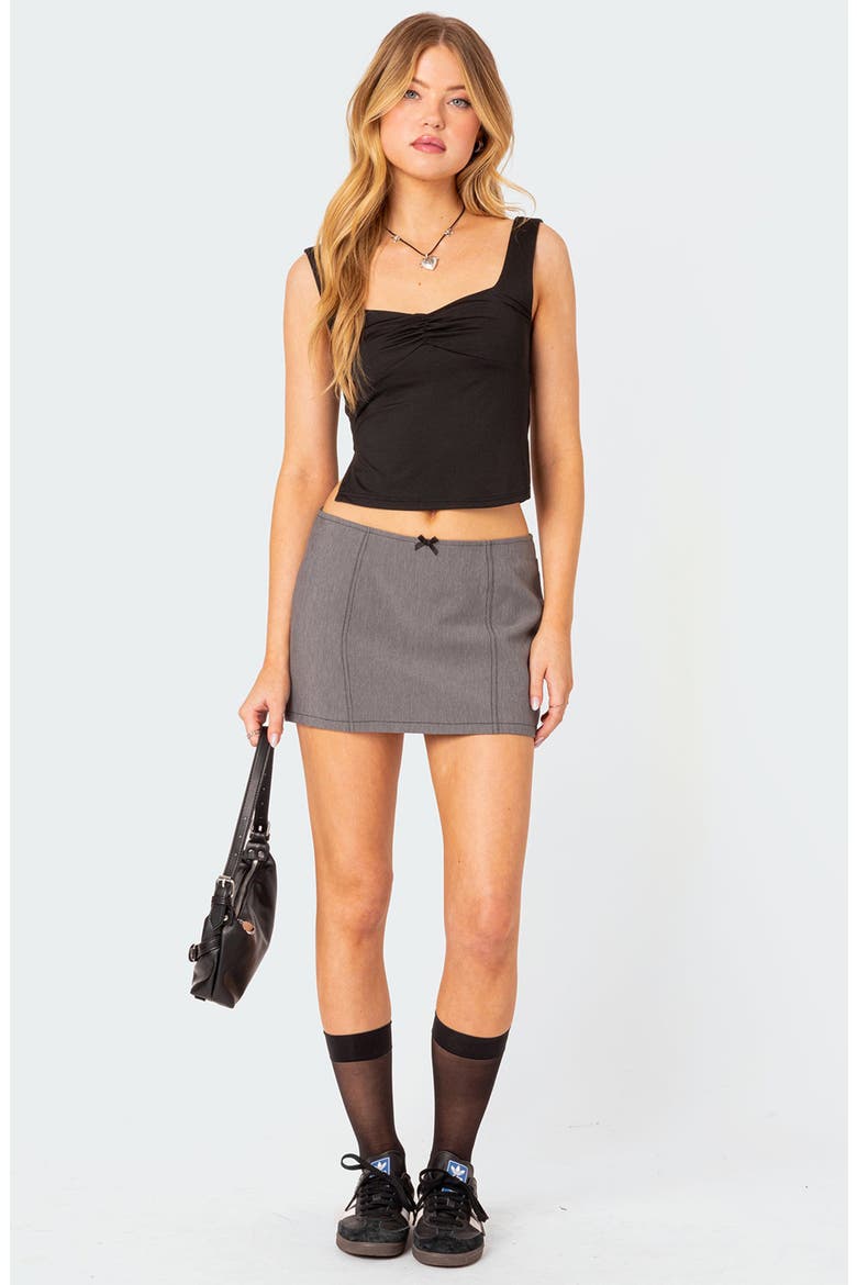 Marigold Side Slit Crop Tank, Alternate, color, BLACK