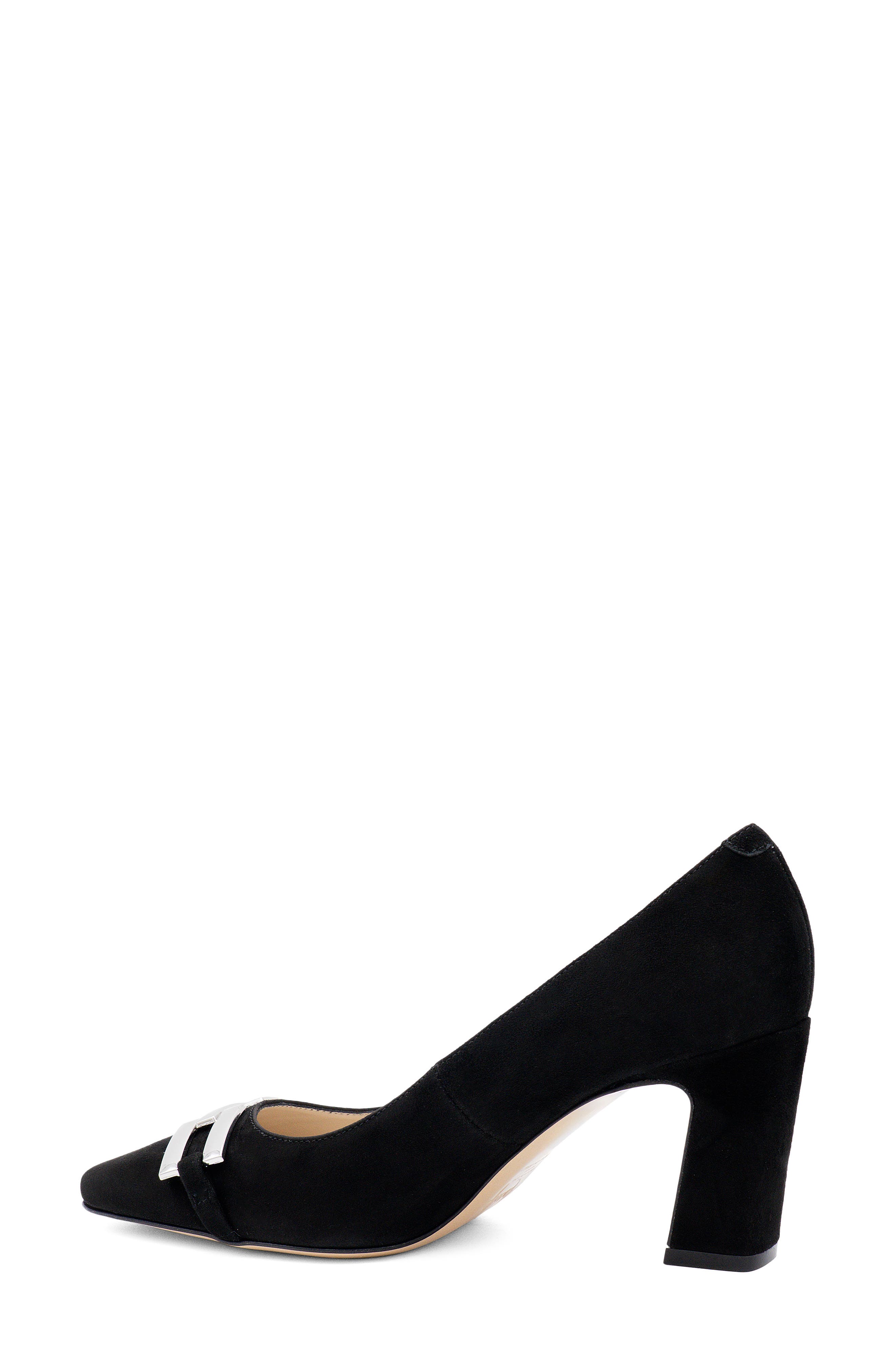 Fante Chain Detail Pump, Alternate, color, BLACK CASHMERE SILVER