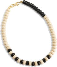 Madewell Semiprecious Coral Beaded Choker Necklace