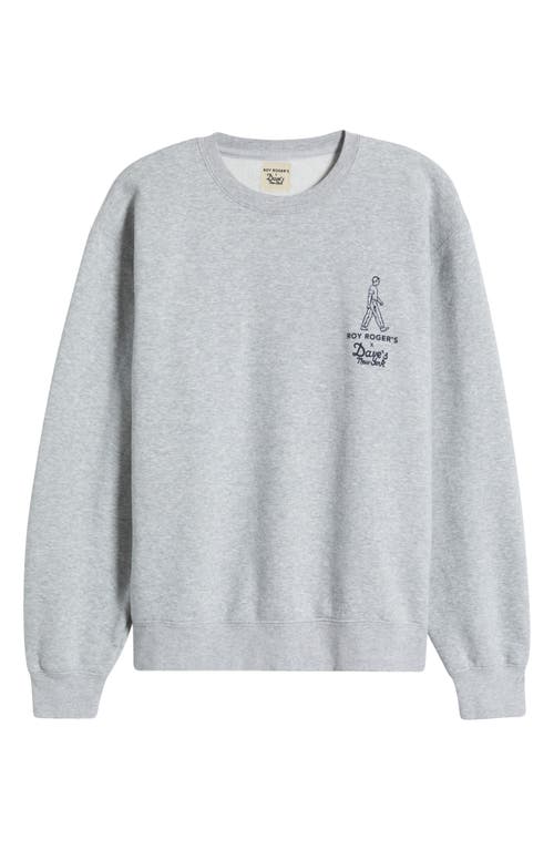 ROY ROGER'S X DAVE'S NEW YORK ROY ROGERS X DAVE'S NEW YORK GENDER INCLUSIVE LOGO GRAPHIC SWEATSHIRT