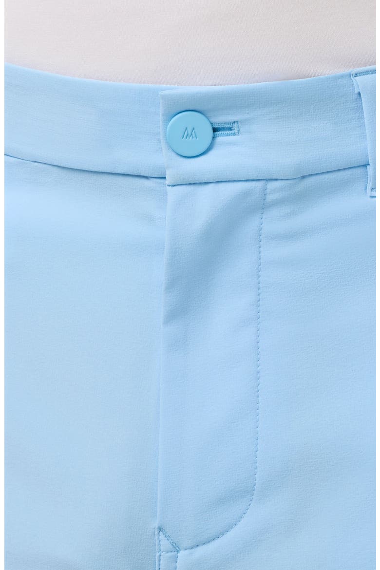 Helmsman Flat Front Performance Golf Shorts, Alternate, color, CLOUD BLUE