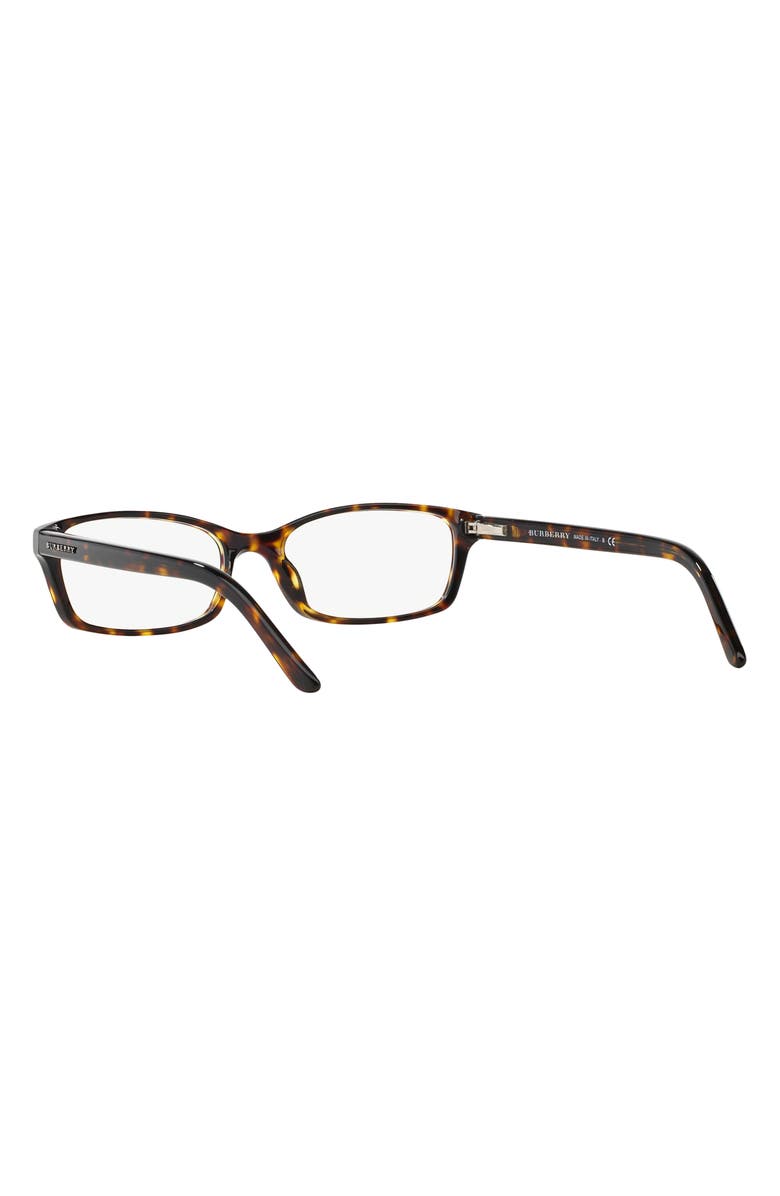 Burberry 53mm PIllow Optical Glasses, Alternate, color, Dark Havana