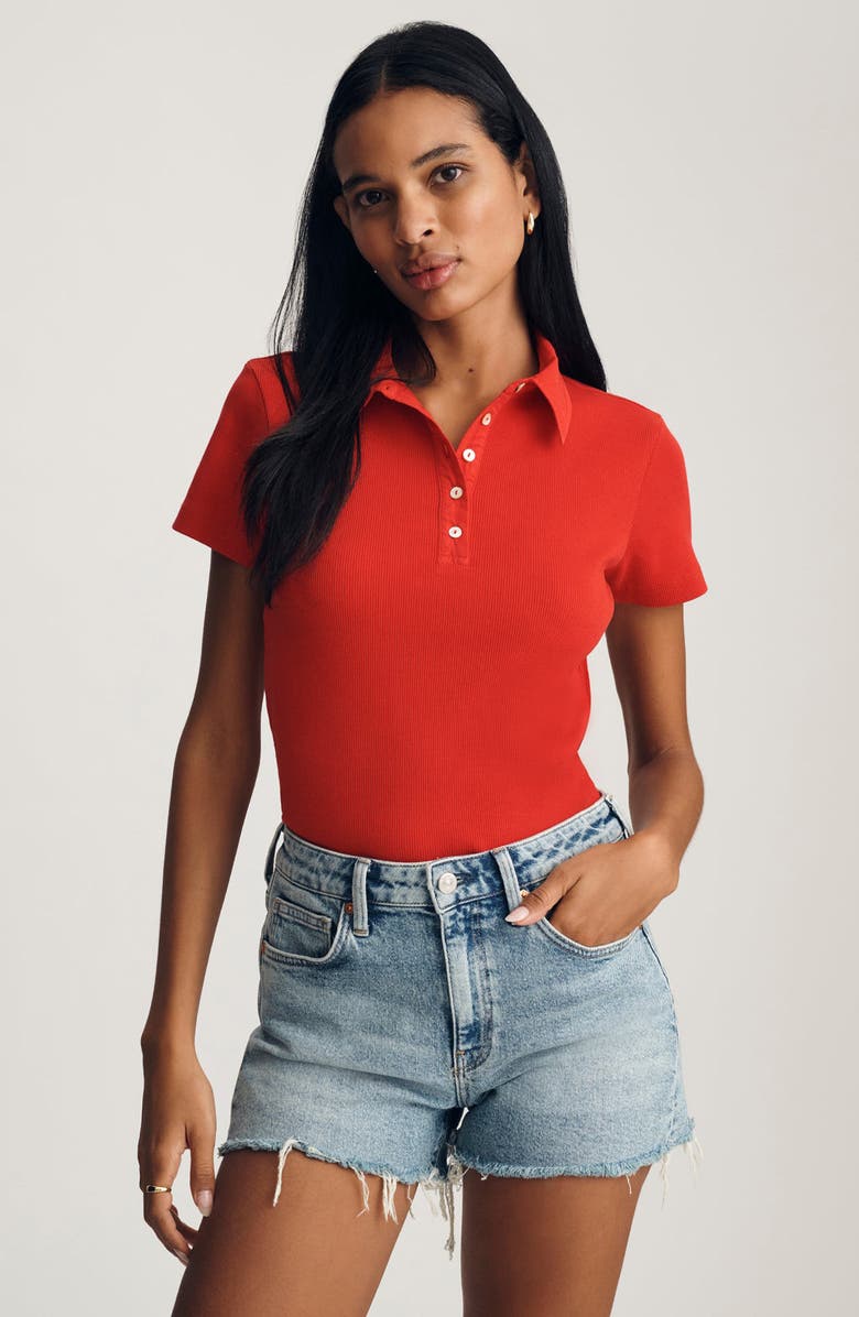 Mavi Jeans Rosie High Waist Denim Cutoff Shorts, Alternate, color, 