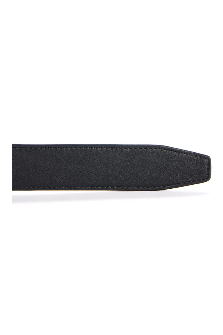 Bottle Opener D-Ring Leather Belt, Alternate, color, 1000 BLACK
