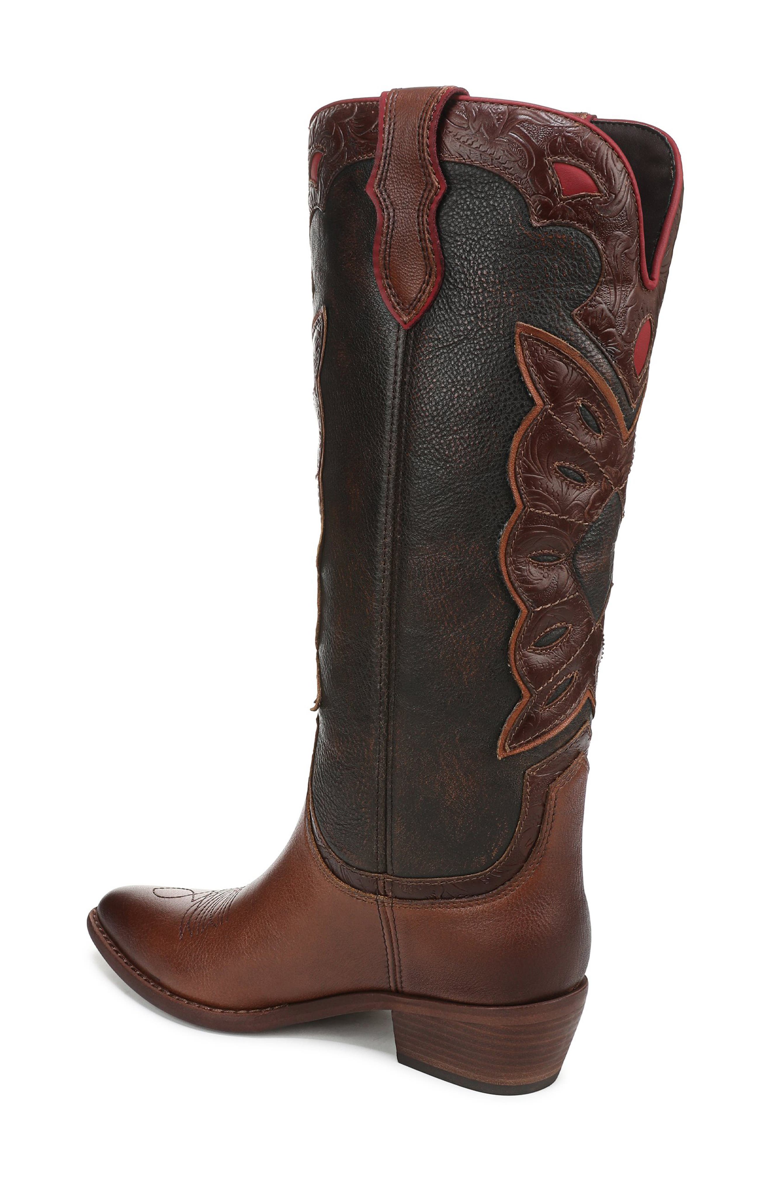 Sam Edelman Rhett Western Boot, Alternate, color, Prestige Chocolate