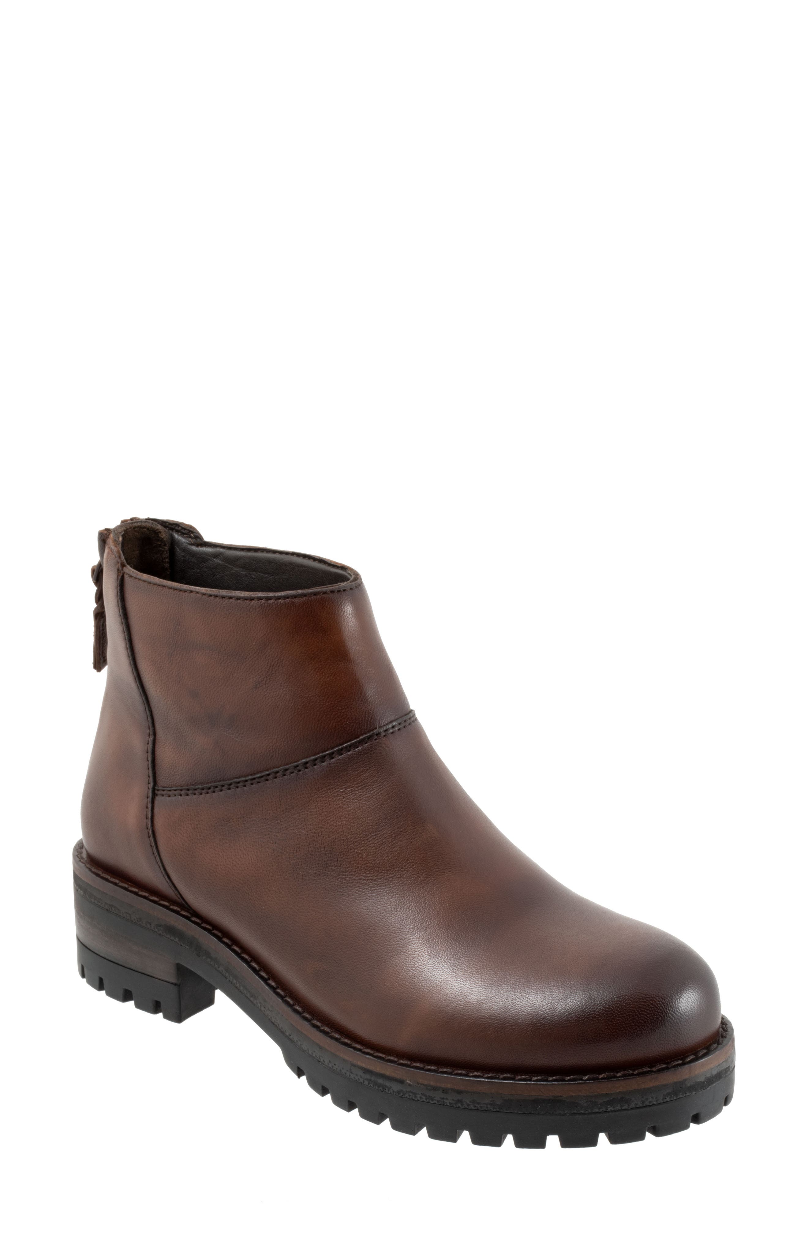 SoftWalk<sup>®</sup> Elmhurst Bootie, Main, color, Dark Brown