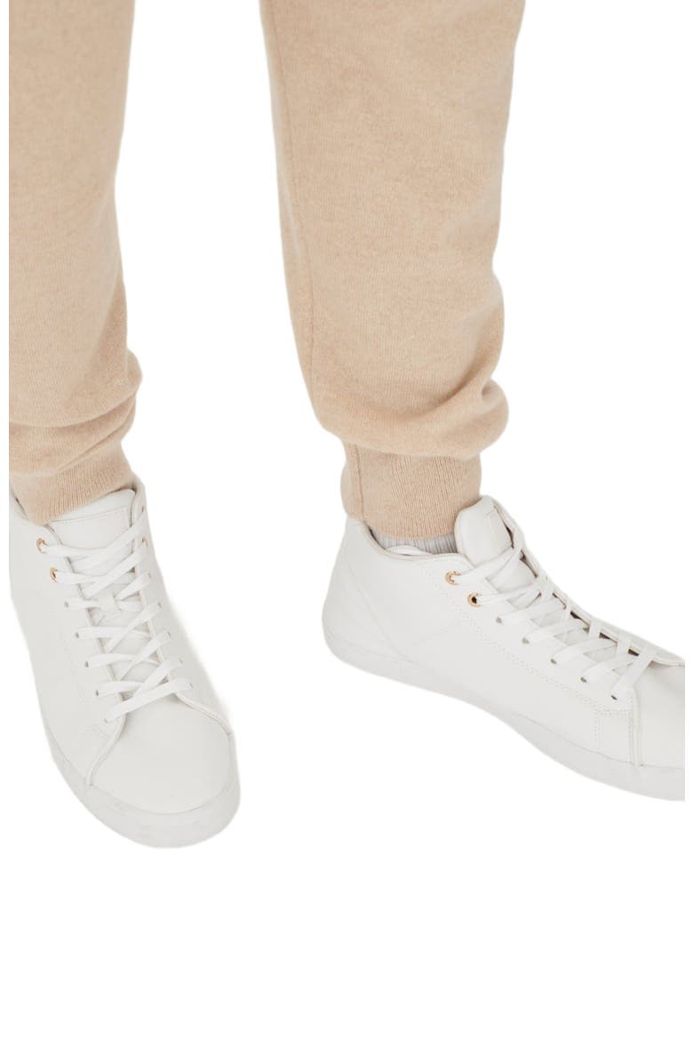 Men's Cashmere Jogger, Alternate, color, beige