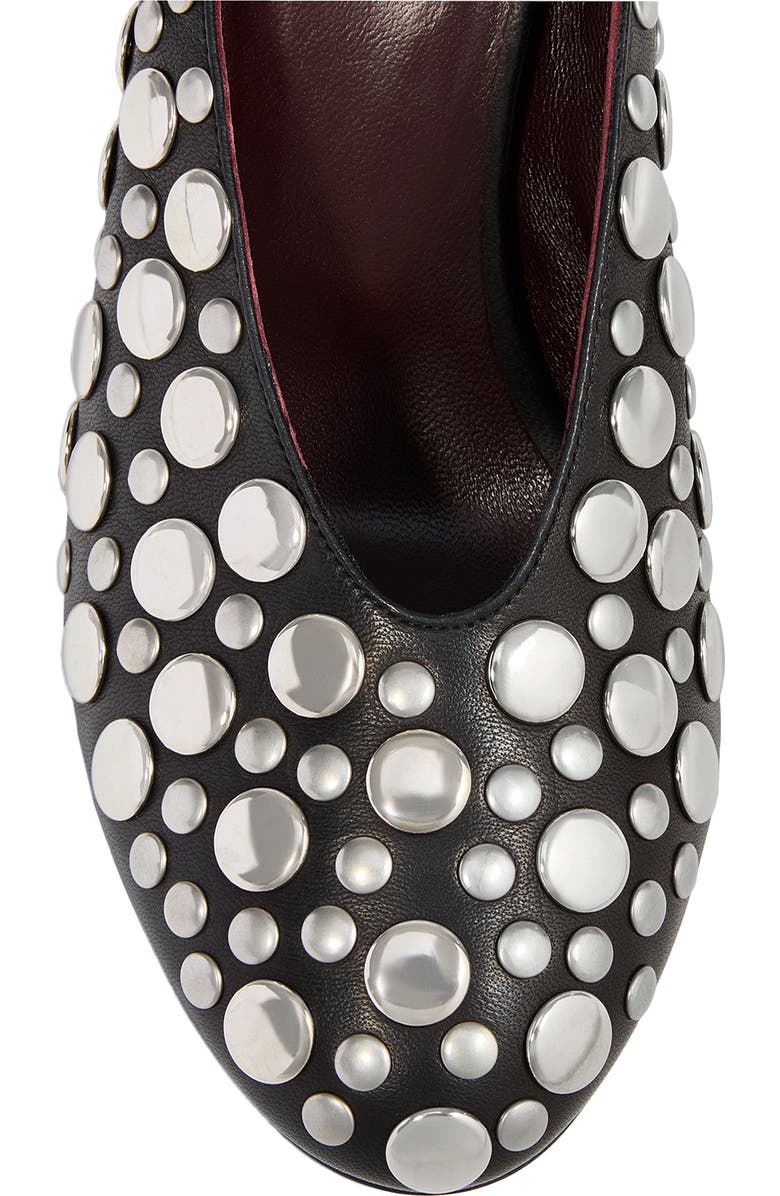 Khaite Cloak Studded Mule, Alternate, color, 200 Black