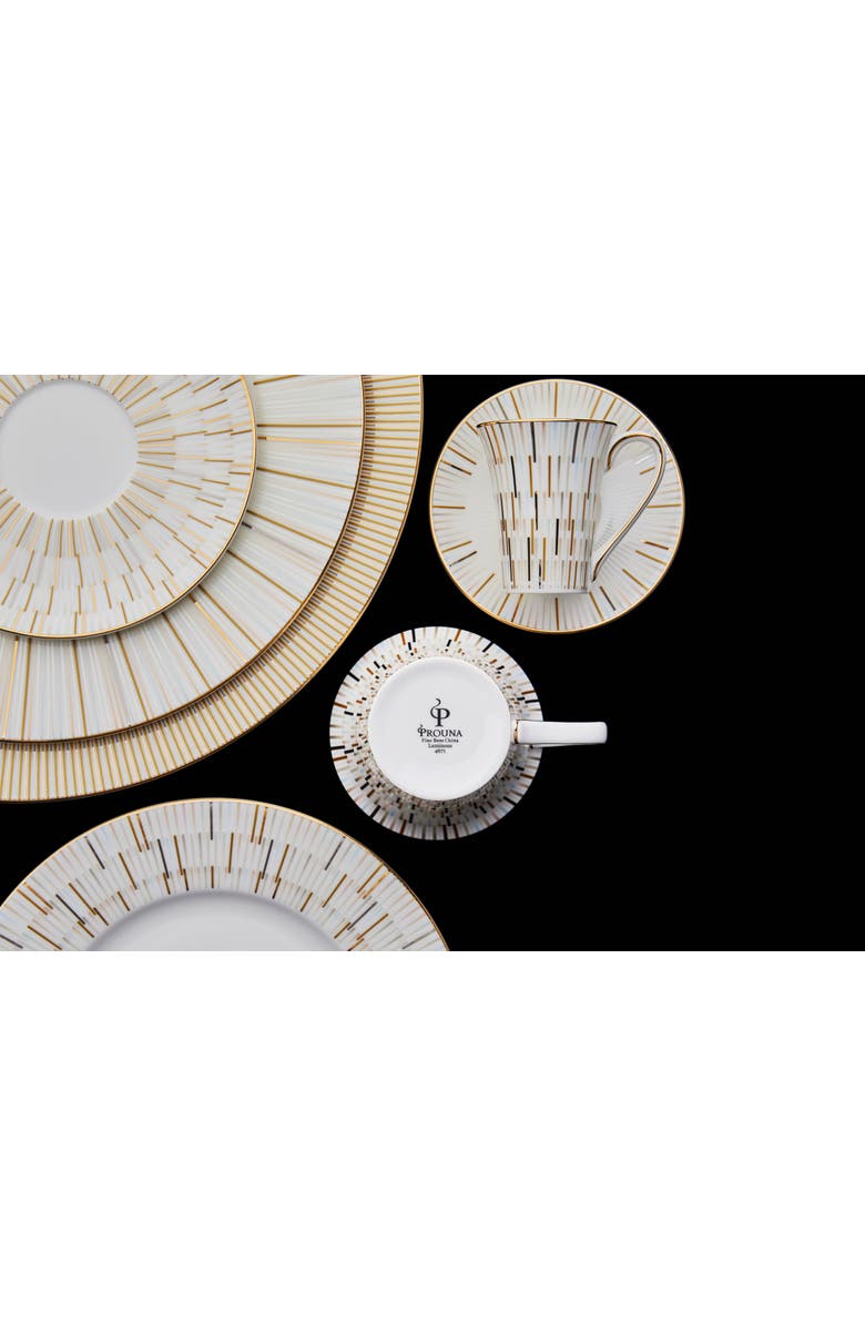 Prouna Luminous Espresso Cup & Saucer, Alternate, color, White