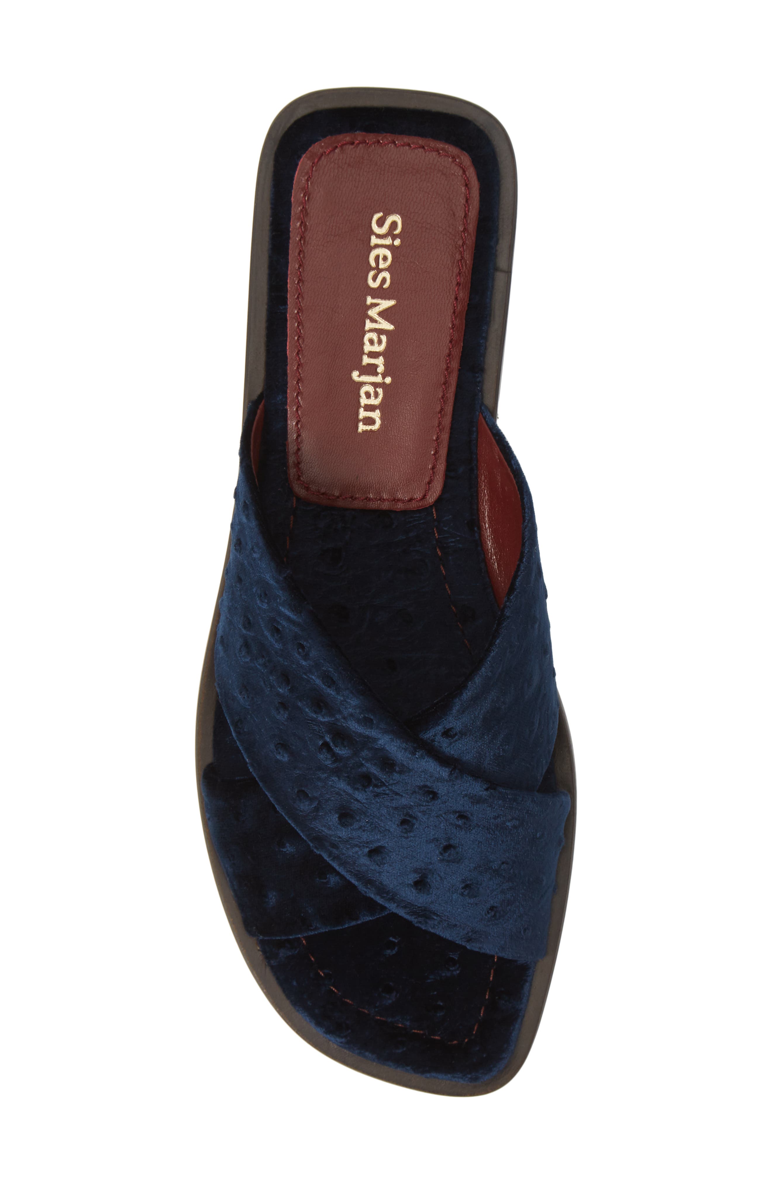 Sies Marjan Cassie Cross Strap Slide Sandal, Alternate, color, 