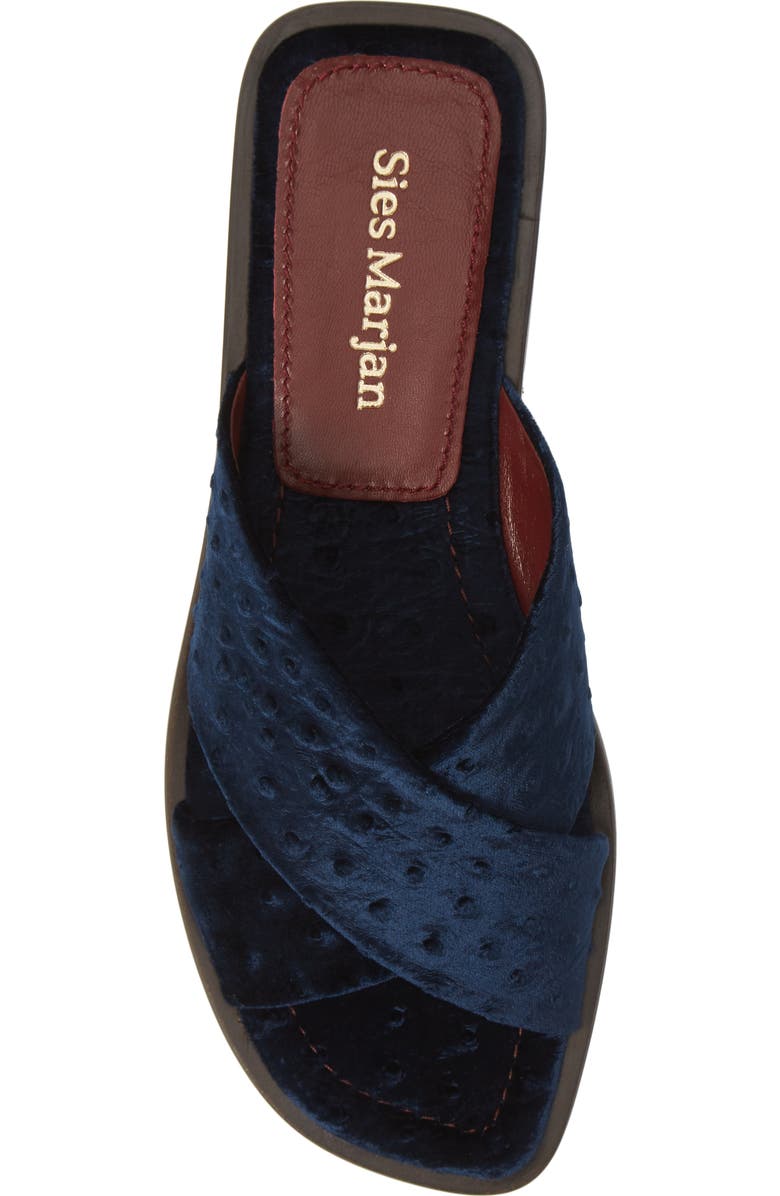 Sies Marjan Cassie Cross Strap Slide Sandal, Alternate, color,